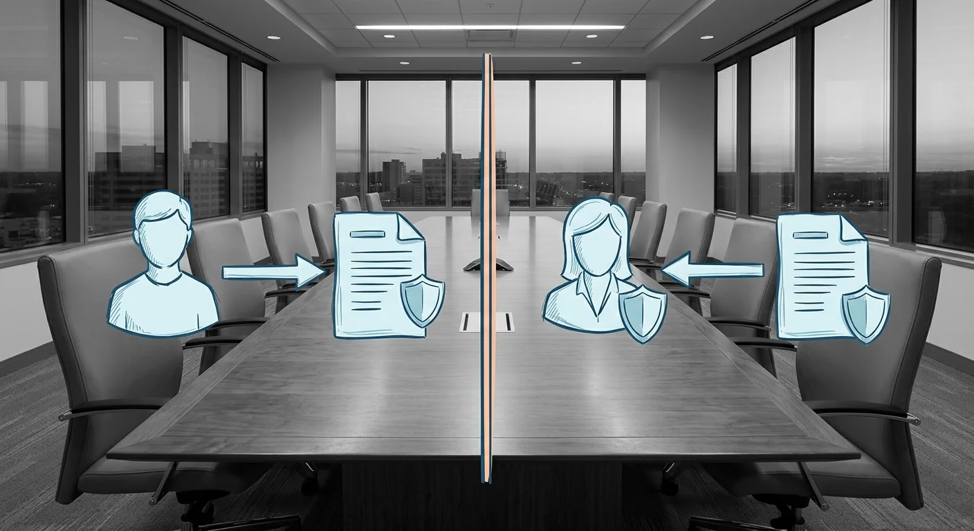 fiduciary duty divide between tenant and landlord sides of a commercial lease table