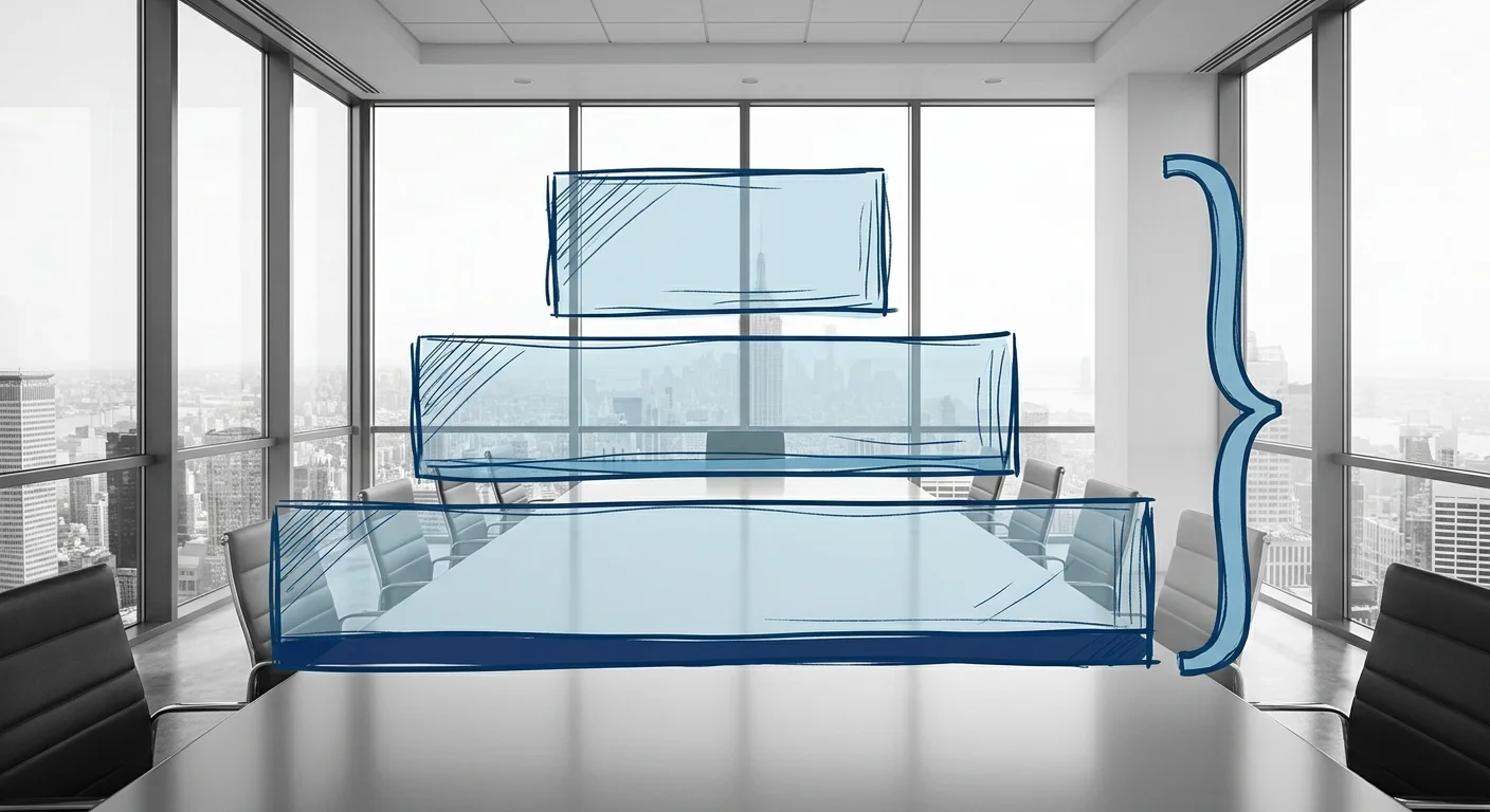 SBA 504 loan three-layer capital stack diagram for owner-user commercial purchase