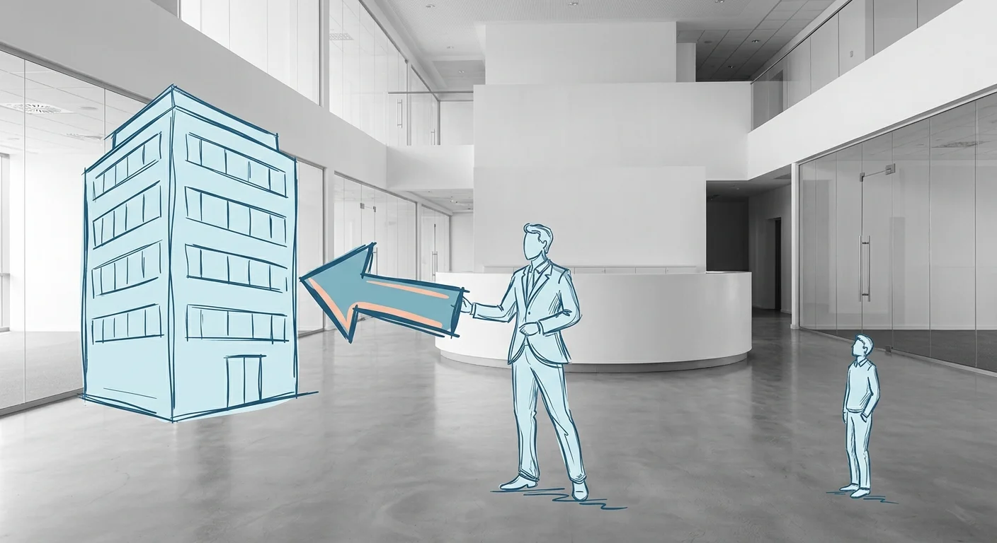 listing broker loyalty arrow directed at landlord building leaving tenant unrepresented