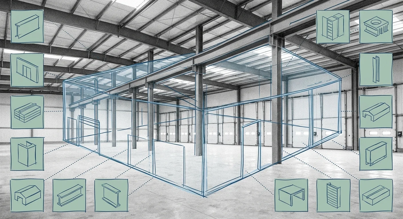 Cost segregation separating commercial building components for accelerated depreciation