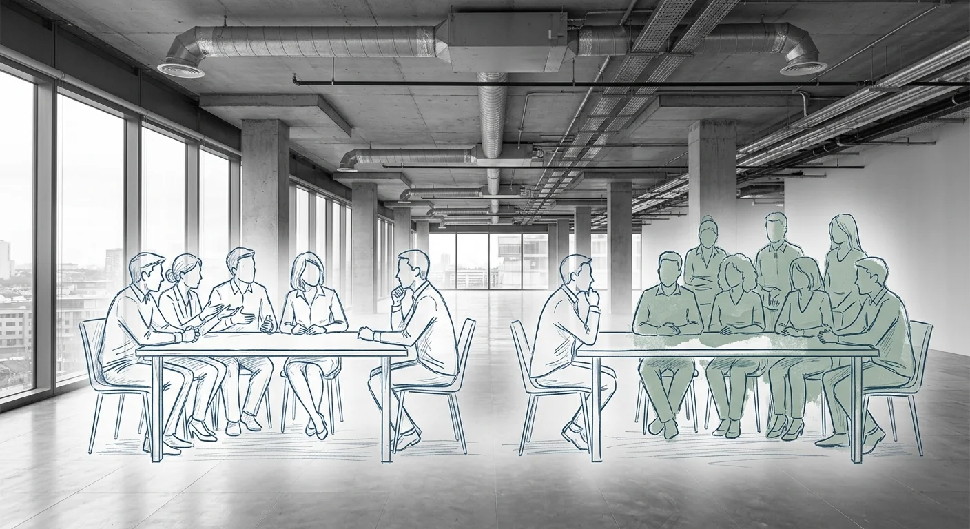 represented tenant with broker team versus unrepresented tenant alone at lease table