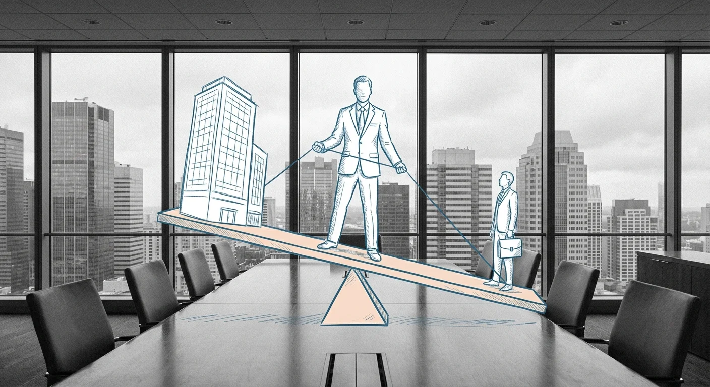 dual agency balance beam tilting toward landlord in commercial lease