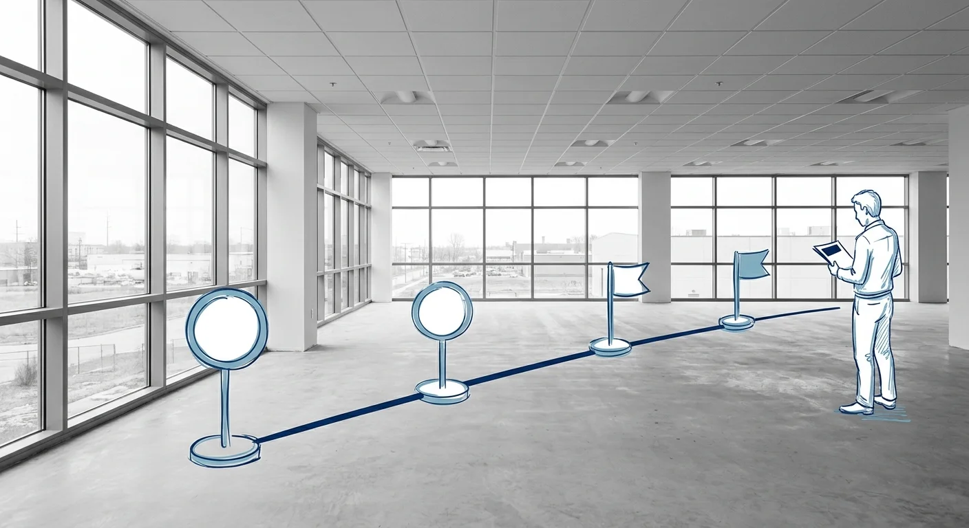 Exclusive tenant representation lease process timeline from search to signed commercial lease