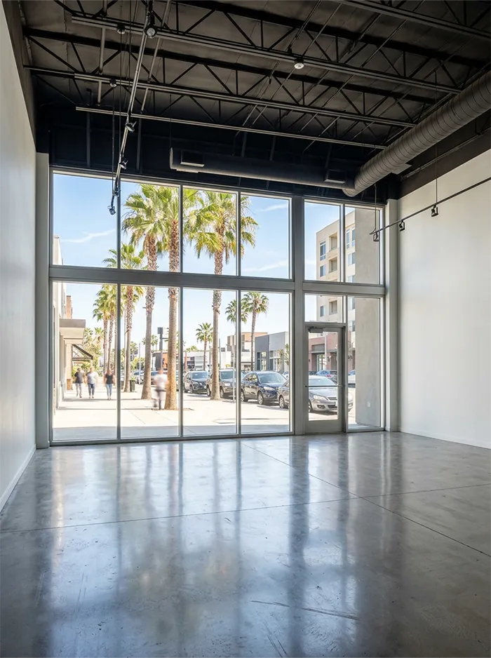 Retail storefront in a Southern California trade area leased with tenant representation