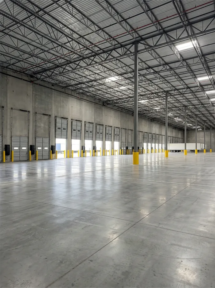 Industrial warehouse with loading docks of the type handled in a tenant relocation