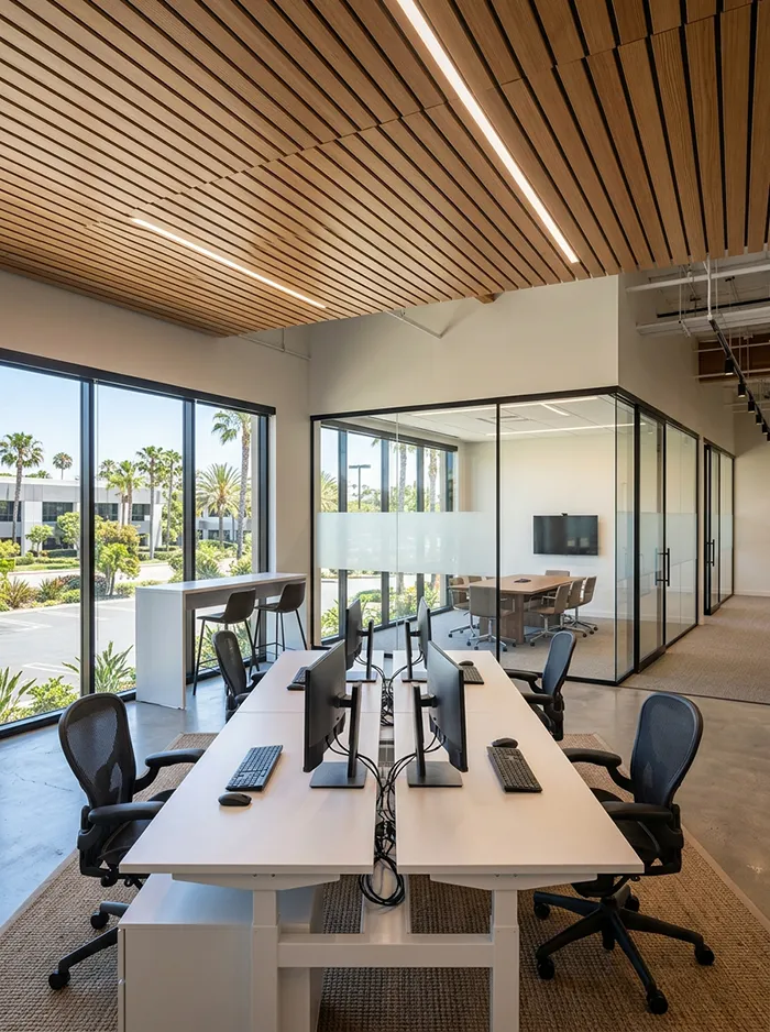 Office suite of the type represented in a Peninsula Commercial Real Estate Group lease negotiation