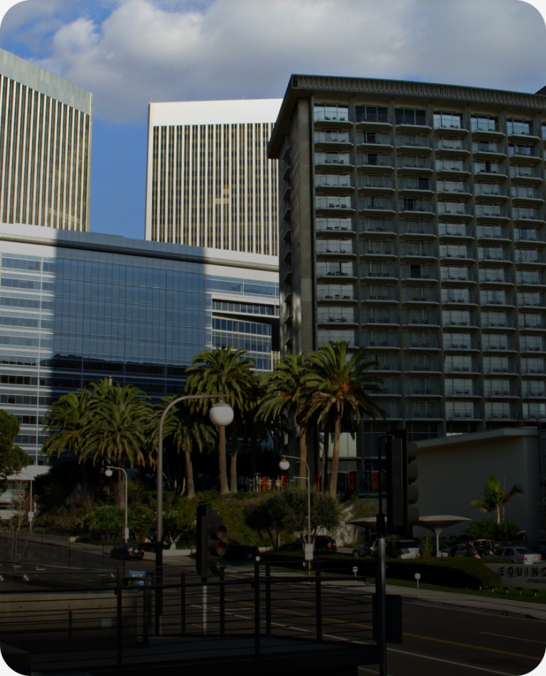 Century City office towers in the Los Angeles County market served by Peninsula CRE Group