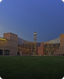 The Irvine Civic Center, in the Orange County market where Peninsula CRE Group represents tenants