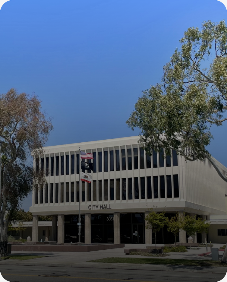 Torrance City Hall, in the Los Angeles County market served by Peninsula CRE Group